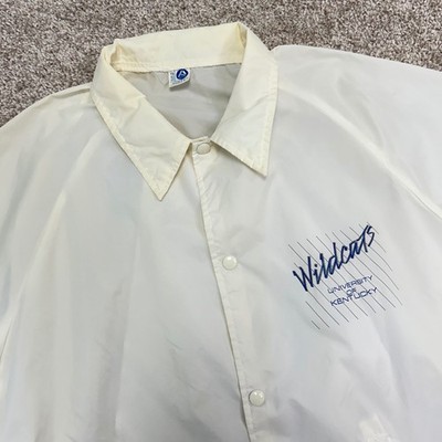Vintage Kentucky Wildcats UK Windbreaker Men Size Large USA Made Artex Thin