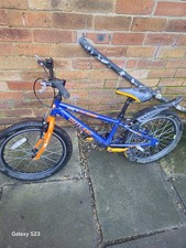 Unisex Kids 20-inch Outland Mountain Bike Blue and Orange Great Condition Used