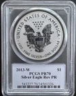 2013-W $1 American Silver Eagle Reverse Proof PCGS PR70 JOHN MERCANTI SIGNED