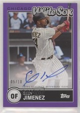 2020 Topps Brooklyn Collection Purple 5/10 Eloy Jimenez #BKA-EJI Auto da9
