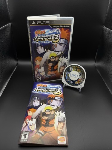 Naruto Shippuden: Ultimate Ninja Heroes 3 (Sony PSP, 2010) – CIB & TESTED - 第 1/6 張圖片
