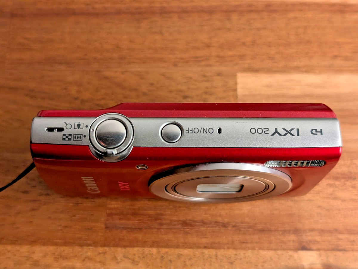 Buy Canon IXY200 Compact Digital Camera Optical 8X Zoom Red Tested
