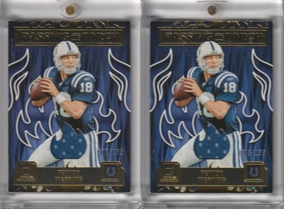 2-2023 DORRUSS PEYTON MANNING/ANTHONY RICHARDSON PASSING THE TORCH JERSEY /199