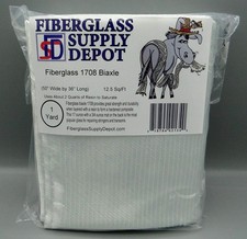 Fiberglass Biaxial Cloth 1708 50 Wide E-glass Mat 1 Yard Continuous Cut