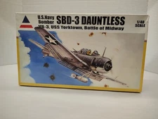 Accurate Miniatures Model #480311 US Navy SBD-3 Dauntless 1:48 Scale 2005 NISB