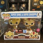 Sonic The Hedgehog - Super Sonic & Super Shadow Flocked Funko PoP 2 Pack