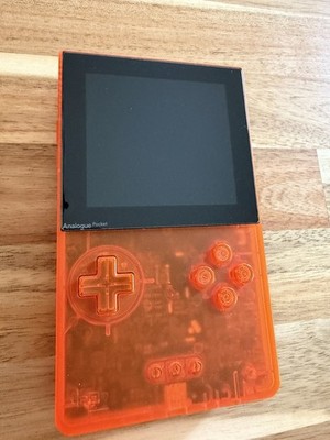 Analogue Pocket Transparent Orange Limited Edition System
