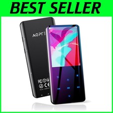 64GB Bluetooth MP3 Player, 2.4" Curved Screen, Black