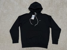 Nike Solo Swoosh Heavyweight Pullover Hoodie Black - Medium