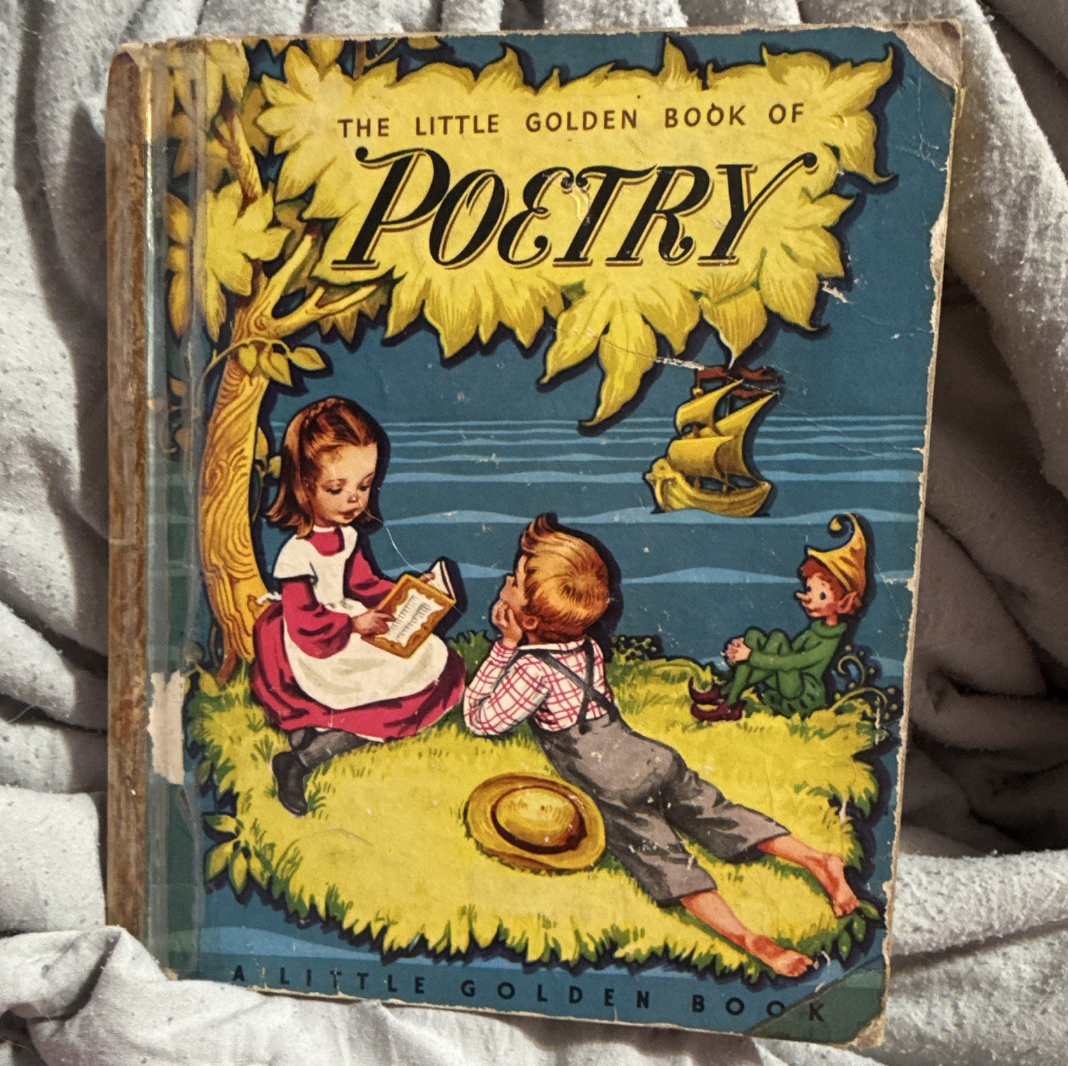 Simon and Schuster Little Golden Book of Poetry HC Illus Ages 4-8