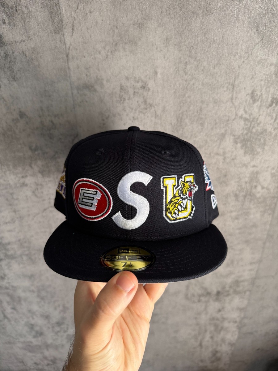 Supreme Mascots S Logo New Era 59 Fifty Fitted Cap Navy 7 1/2 | eBay