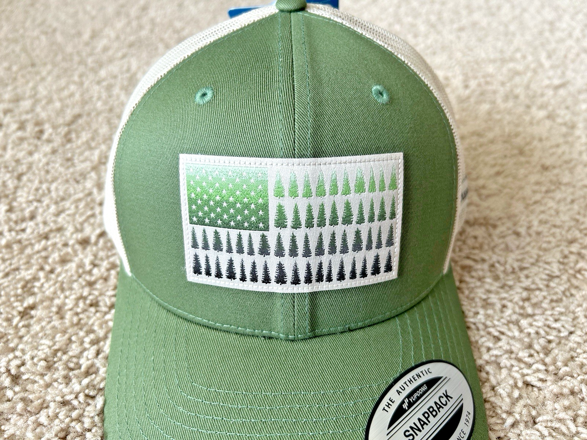 Columbia Tree Flag Mesh Snapback Cap Green | eBay