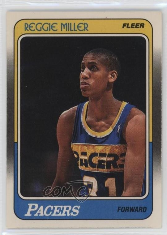 1988-89 Fleer Reggie Miller #57 HOF 0bt1