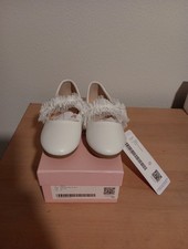 Ruffle Strap Girl's Flat Shoes Size 27