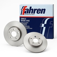 2x Fahren FBD6564 Brake Discs Rear 302mm Outer Fits Volvo S60 S80 V60 V70 XC70