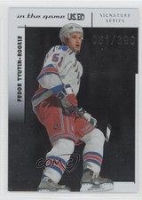 2003-04 In the Game-Used Signature Series 61/390 Fedor Tyutin #193 4d9