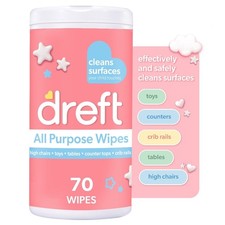 All Purpose Baby Cleaning Wipes 70 Count Safe on Skin and Surfaces Gentle for