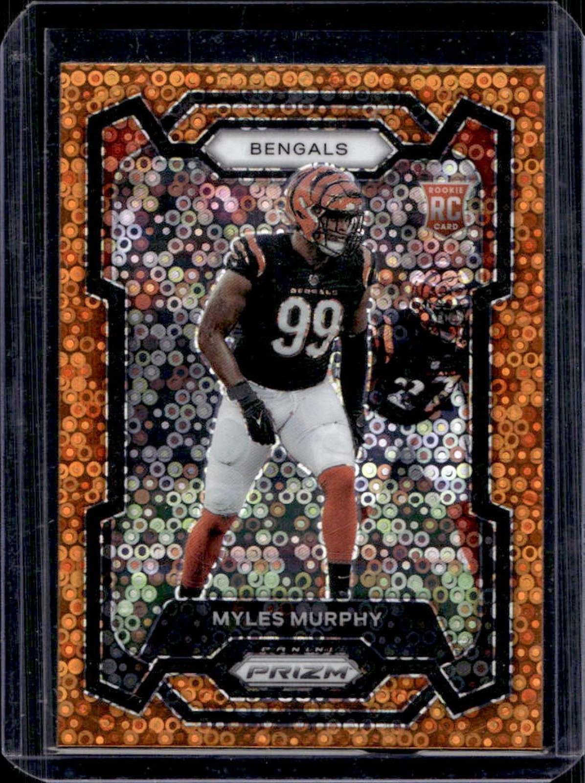 2023 Prizm Myles Murphy RC Orange Disco Rookie #320 Bengals