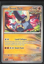 great tusk pokemon card price Great Tusk ex - 053/091 Ultra Rare