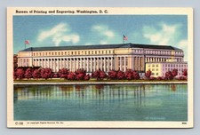 Vintage Bureau of Printing and Engraving Washington D.C. Postcard