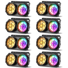 COB LED Par Light 260W DMX Stage DJ Audience Blinder Light Warm White Cool White