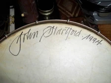 John Hartford Autographed Banjo