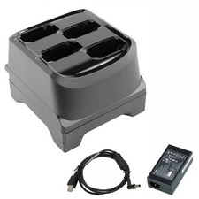 Zebra SAC-MC33-4SCHG-01 4-Slot Battery Charger w/ Power Supply Kit for MC33