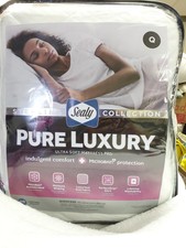Sealy Pure Luxury Queen Size Mattress Pad White