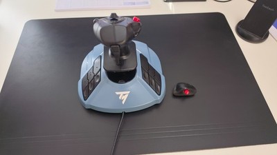 Thrustmaster TCA Sidestick Airbus Edition Joystick - Blaugrau/Schwarz, gebraucht
