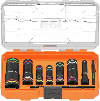 Klein Tools 656QS KNECT Quad Socket, 24 Sizes in 6 Sockets, 4-in-1 Color... 