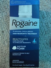 Rogaine Men's 5 Minoxidil Hair Regrowth Treatment Foam-Exp.01/28 NEW/UNOPENED