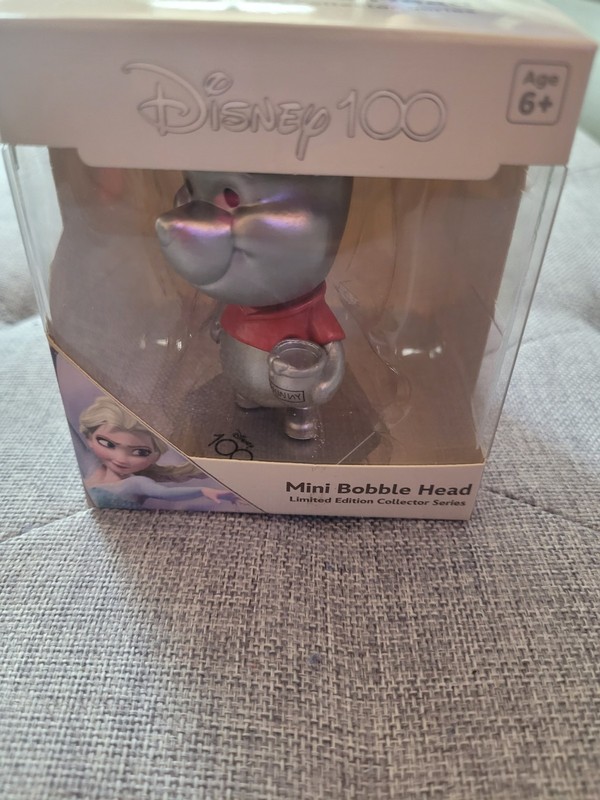Disney 100th Anniversary Mini Bobble Head Winnie-the-Pooh Collectable-Brand New