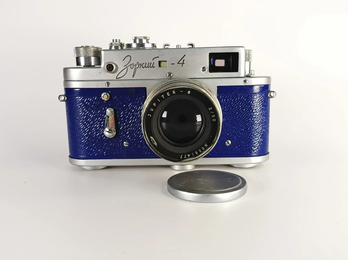 Appareil Photo Zorki 10 Russe - Pour Pièces Ou Déco - Étui Cuir Incomplet