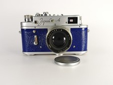 EXCEPTIONNEL, Zorki 4, bleu  appareil photo soviétique année 1963