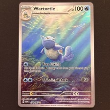 Wartortle 171/165 Scarlet & Violet 151 English Illustration Rare Pokemon NM
