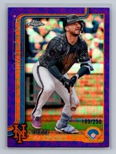 2025 Topps Chrome Logofractor Edition #136 Pete Alonso Purple Refractors #/250