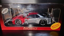 Autoart 1/18 Nissan R34 GT-R JGTC GT500 Collectible Model Car Tested Silver Tone