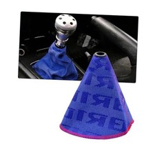 Car Shift Boot Cover, Fabric Shifter Lever Knob Boot Dustproof Cover with Blue