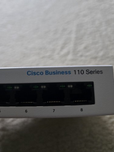 Cisco Business CBS110-8T-D Unmanaged Switch, 8 Port, Gigabit Switch, New Unboxed - Picture 2 of 3