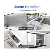 Reliable Sticker for Kitchen Sink Surround Compatible with PET Material