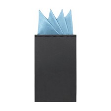 Prefolded Pocket Squares for Men Solid Color Pre-folded Mens Handkerchief Sui...