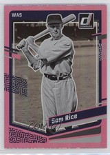 2023 Panini Donruss Holo Pink Sam Rice #164 HOF 14tz