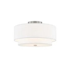 Justice Design Group FAB-9772-WHTE-NCKL - Ceiling Fixtures Indoor Lighting