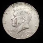 40% Silver - 1968 Kennedy Half Dollar  - 03-31