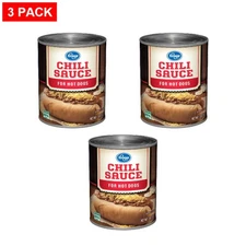 Kroger Hot Dog Chili Sauce 10 oz - Pack of 3