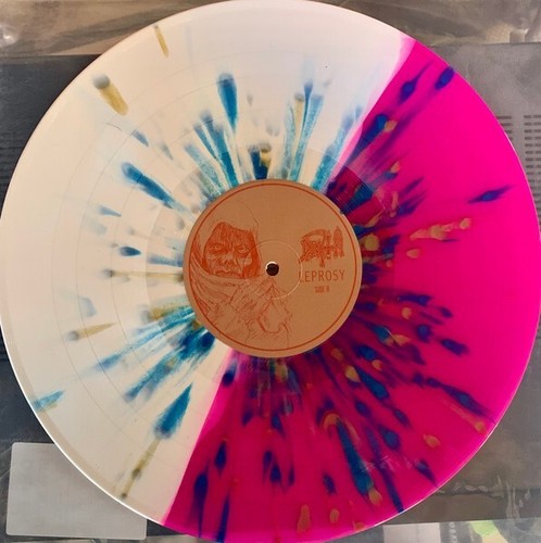 DEATH Leprosy VINYL Magenta/White Splatter Gimme Metal Edition /300 - NEW - 第 3/9 張圖片