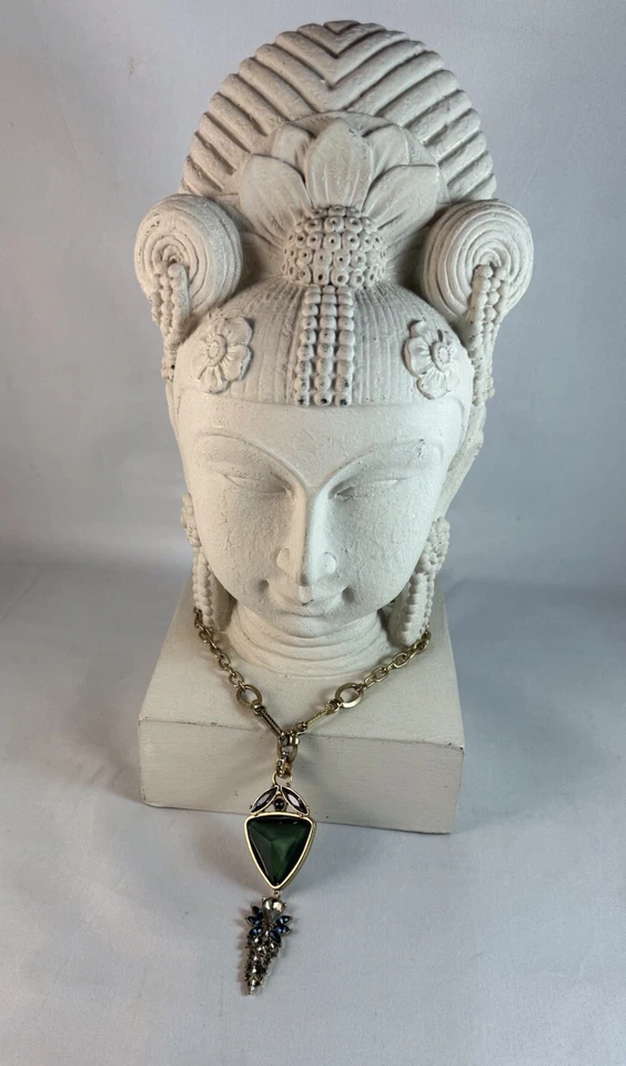 Collar colgante de piedra de color tono dorado R.J. Graziano ~ 19" Foto 4 de 4