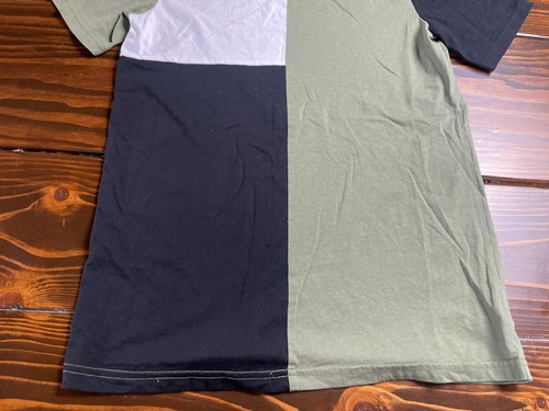 Ideology Shirt, Women's Size Large, Green White Black, Colorblock, Crew Neck - Picture 3 of 9