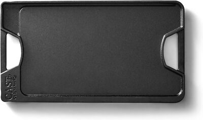 Brand New Calphalon Pre-Seasoned Reversible 10'' x 18'' Cast Iron Grill/Griddle