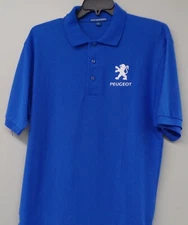 Peugeot Automobile Company Mens Embroidered Polo XS-6XL, LT-4XLT NEW